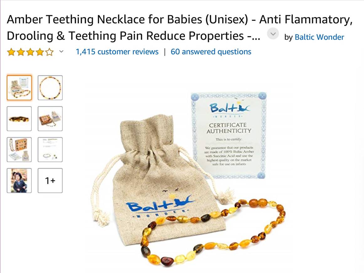 amber teeth necklace baby amazon products selection